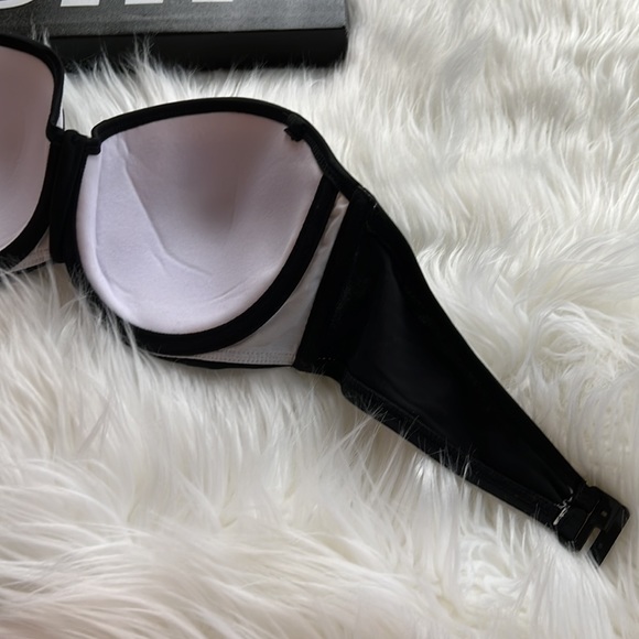 ⭐️⭐️Pin-up Style Pushup Strapless Bikini Top Size 34D - Picture 6 of 8